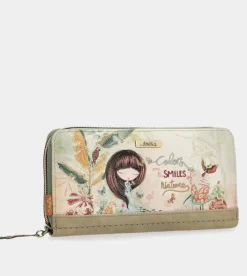 Anekke Amazonia Extra Large Rfid Wallet New