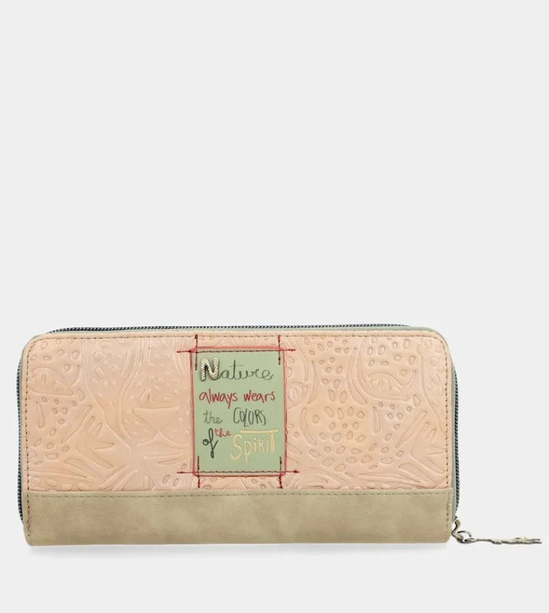 Anekke Amazonia Extra Large Rfid Wallet New