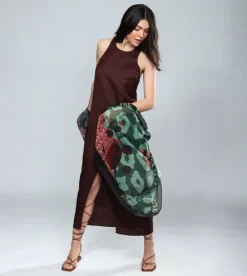 Anekke Amazonia Green Printed Scarf New