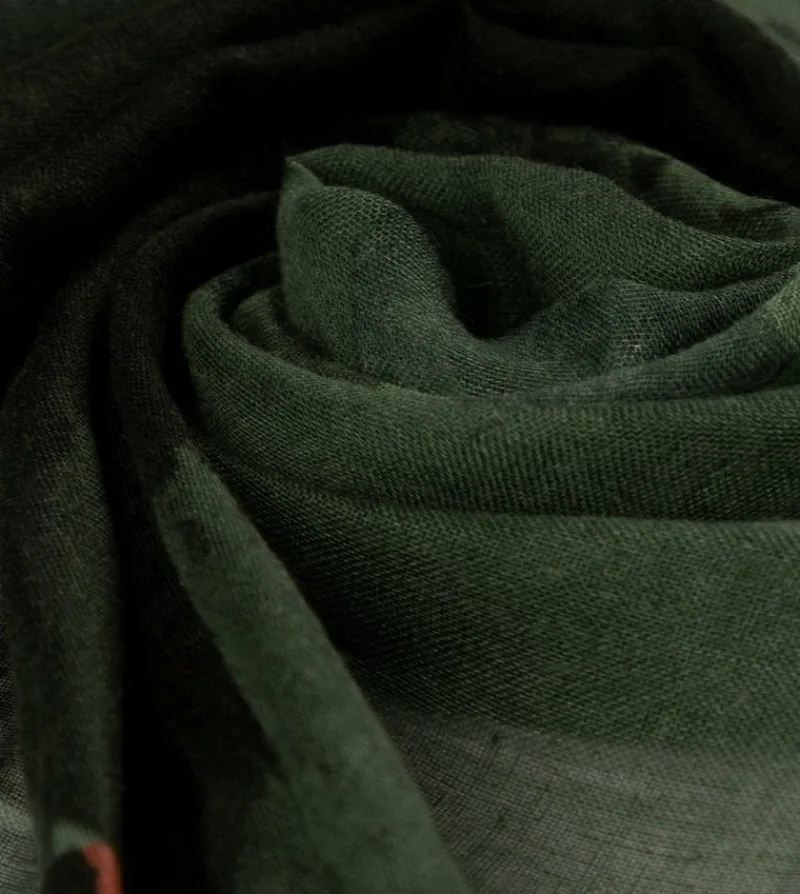 Anekke Amazonia Green Printed Scarf New
