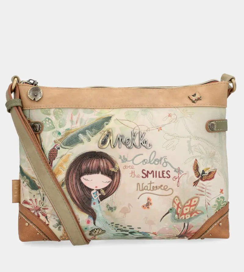 Anekke Amazonia Large Printed Crossbody Bag Cheap