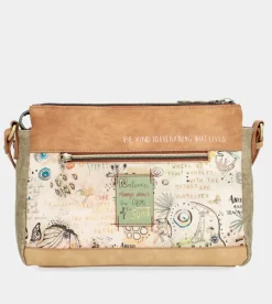 Anekke Amazonia Patterned Crossbody Bag With 3 Compartments Clearance