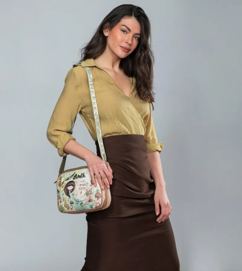Anekke Amazonia Rectangular Crossbody Bag With 3 Compartments Shop
