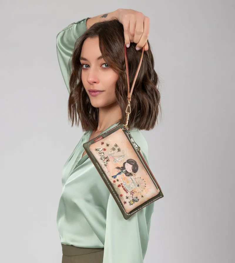 Anekke Peace & Love Camel Rfid Wallet Cheap
