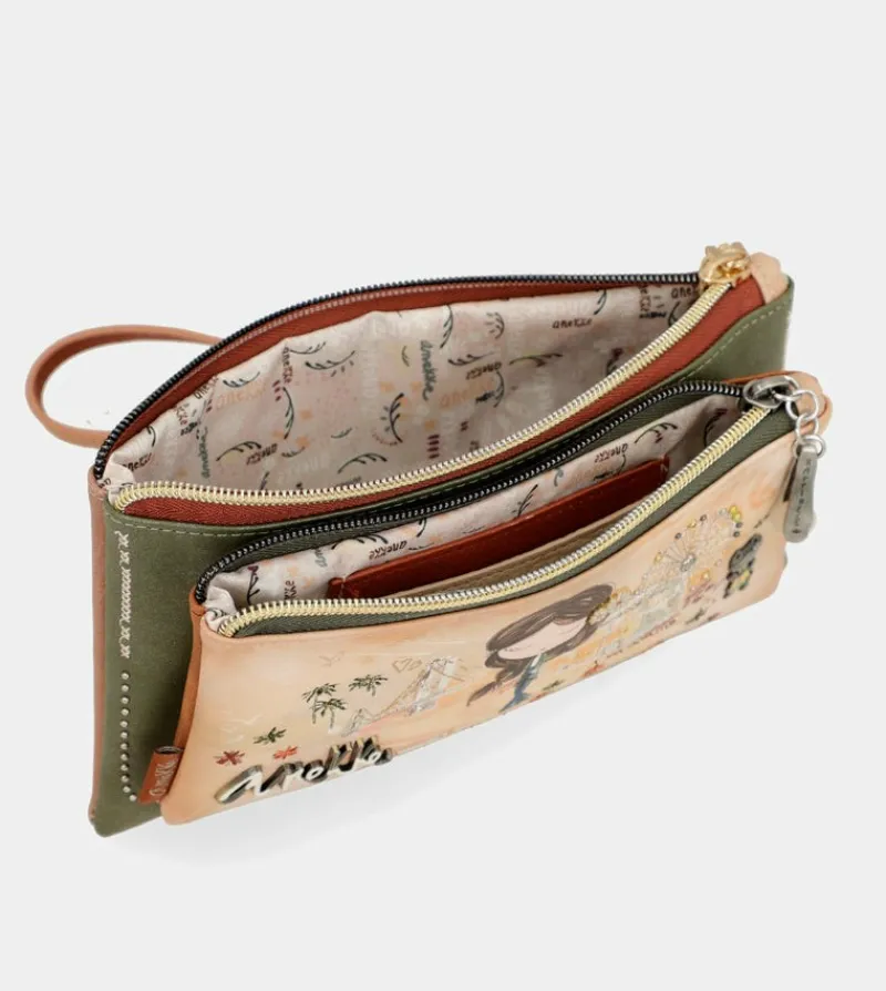 Anekke Peace & Love Camel Rfid Wallet Cheap