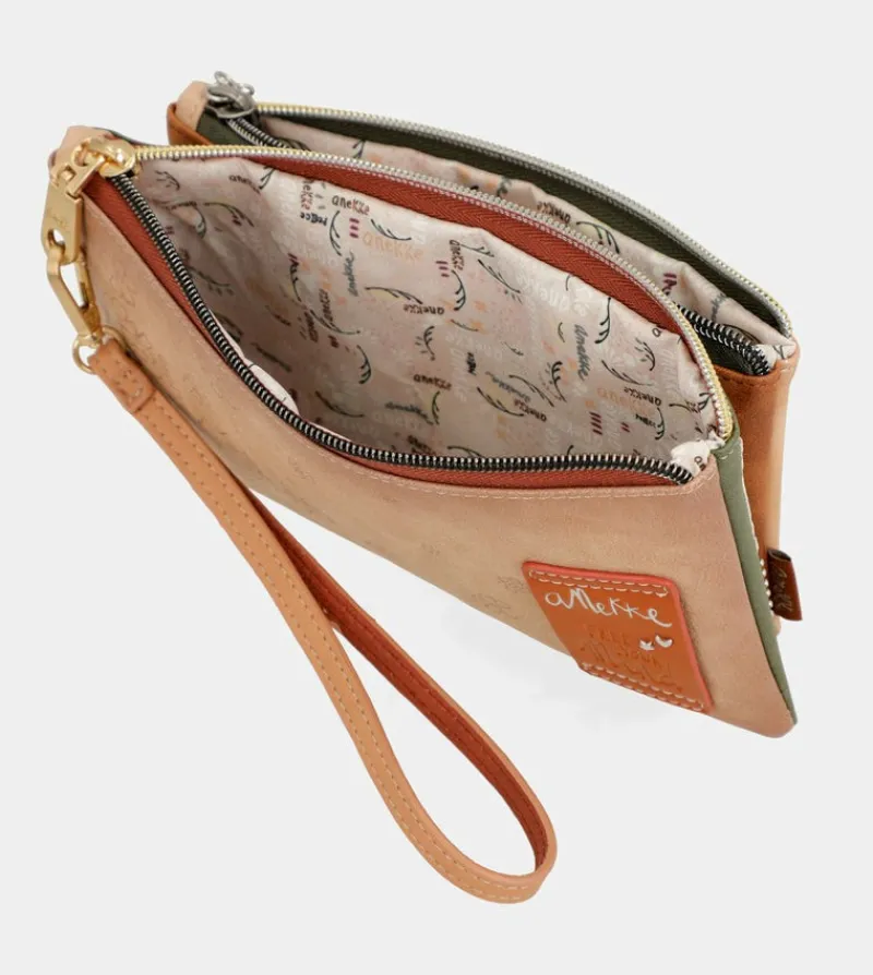 Anekke Peace & Love Camel Rfid Wallet Cheap