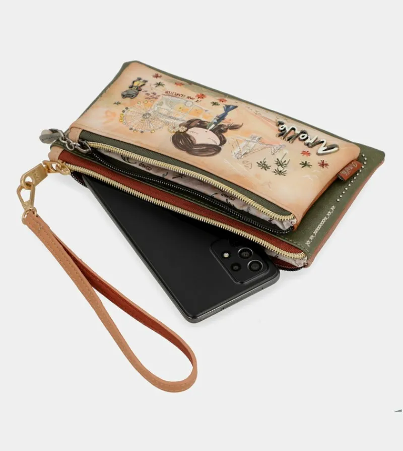 Anekke Peace & Love Camel Rfid Wallet Cheap