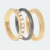 Anekke Authenticity Golden Rings Set Best