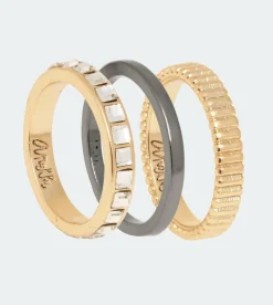 Anekke Authenticity Golden Rings Set Best
