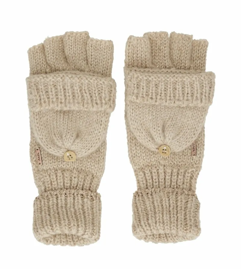 Anekke Beige Logo Mittens Outlet