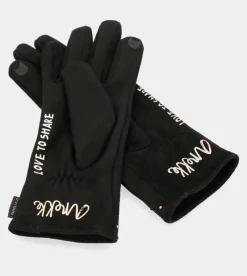 Anekke Black Fleece-Lined Gloves Store