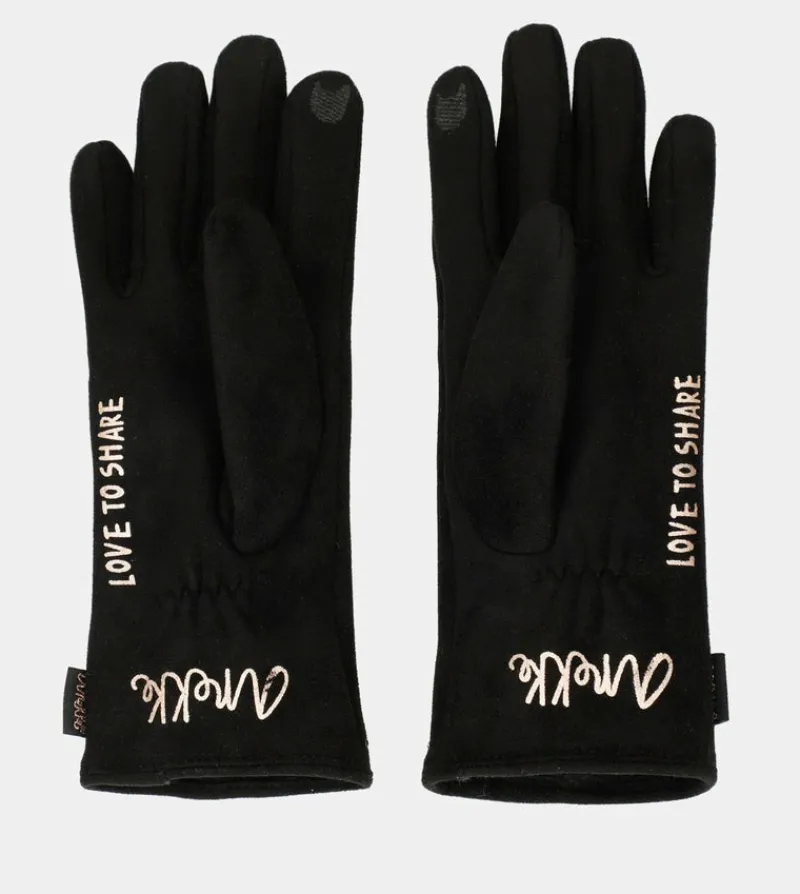 Anekke Black Fleece-Lined Gloves Store