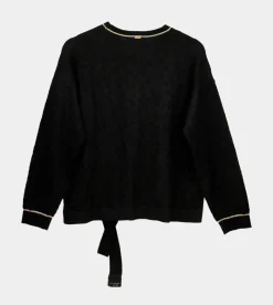 Anekke Black Shoen Crew Neck Sweater Sale