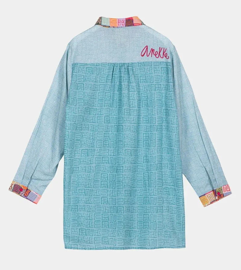 Anekke Blue Shirt Cheap