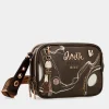 Anekke Brown Shoulder Bag 2 Compartments Nature Shodo New
