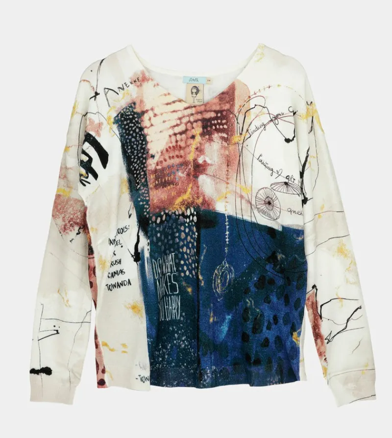 Anekke Brush Patterned Sweater Shop