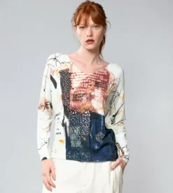 Anekke Brush Patterned Sweater Shop