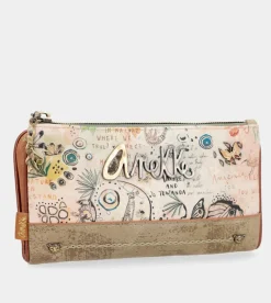 Anekke Butterfly Large Flexible Rfid Wallet New