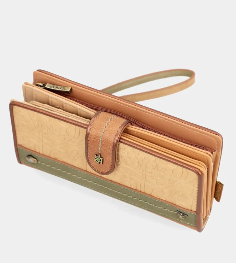 Anekke Butterfly Large Rfid Wallet Cheap