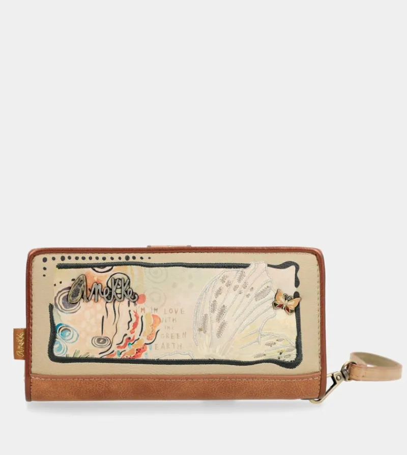 Anekke Butterfly Large Rfid Wallet Cheap