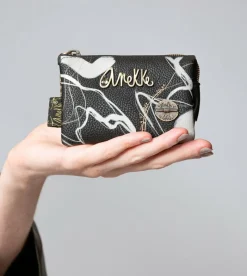 Anekke 3 Compartment Purse Black Nature Shodo Discount
