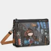 Anekke Contemporary 2 Compartment Shoulder Bag Cheap