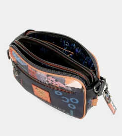 Anekke Contemporary 3 Compartment Messenger Bag Best