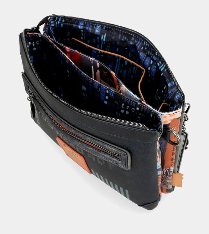 Anekke Contemporary 2 Compartment Shoulder Bag Cheap