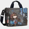 Anekke Contemporary 2 Handle Shoulder Bag Fashion