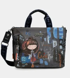 Anekke Contemporary 2 Handle Shoulder Bag Fashion