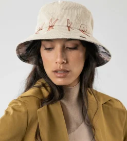 Anekke Contemporary Beige Bucket Hat New