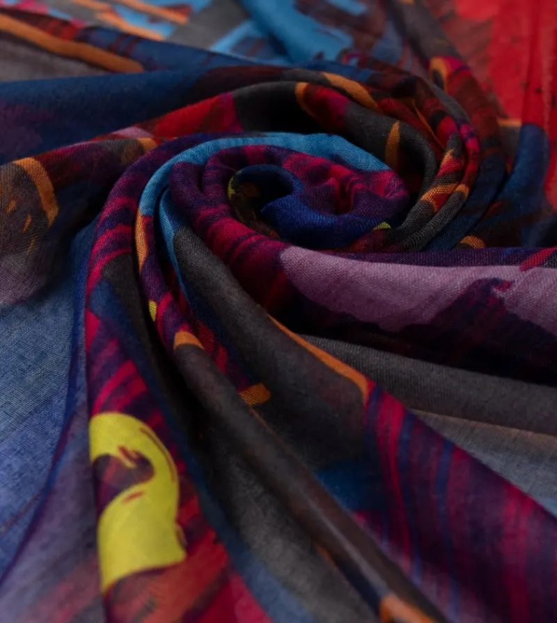 Anekke Contemporary Blue Scarf Flash Sale