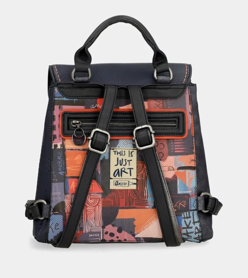 Anekke Contemporary Flap Backpack Contemporary Discount