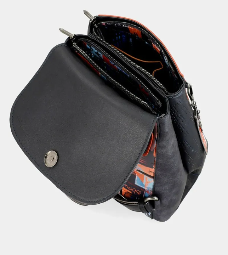 Anekke Contemporary Flap Backpack Contemporary Discount