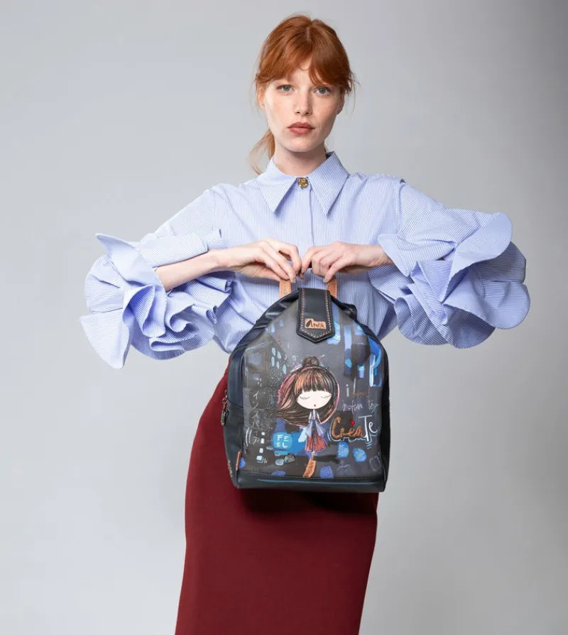 Anekke Contemporary Flexible Medium Sized Backpack Hot