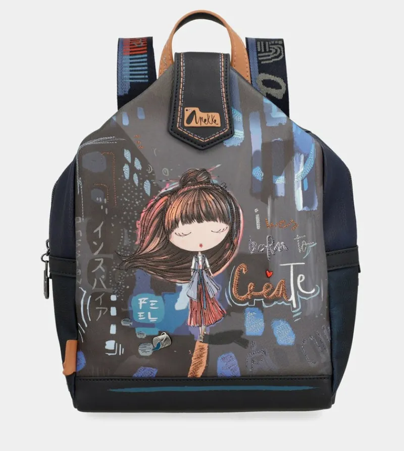 Anekke Contemporary Flexible Medium Sized Backpack Hot