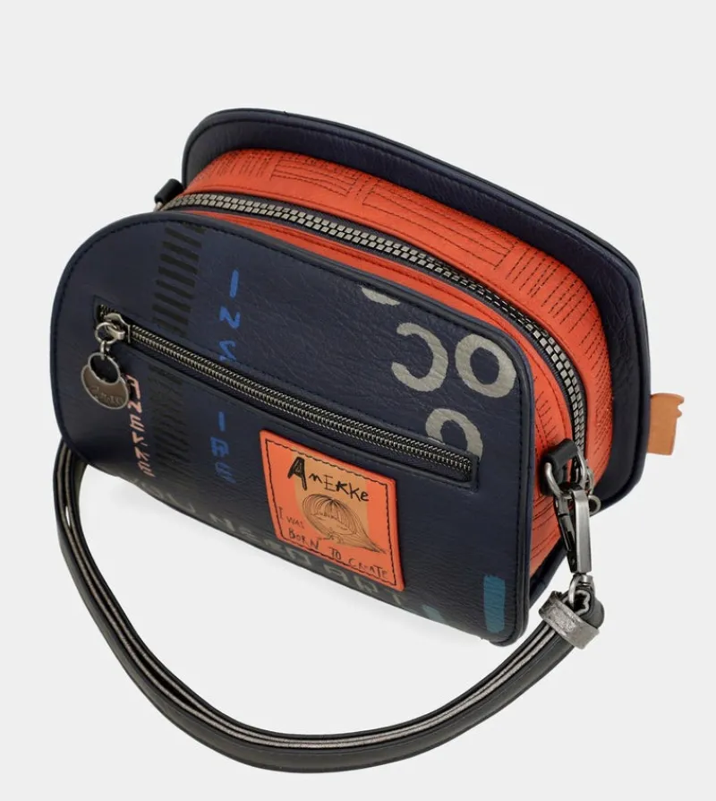 Anekke Contemporary Geometric Shoulder Bag New
