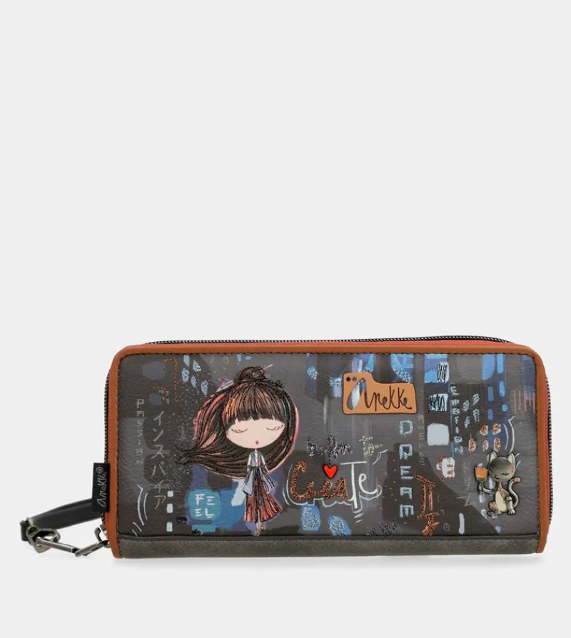 Anekke Contemporary Large Embossed Rfid Wallet Discount
