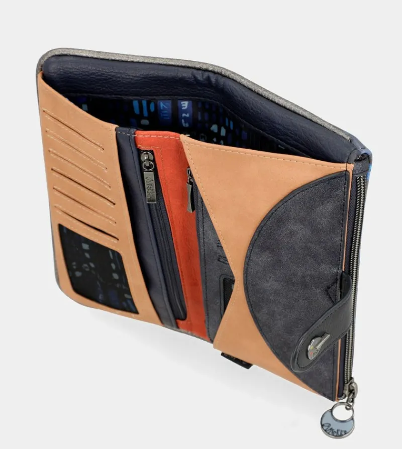 Anekke Contemporary Large Flexible Rfid Wallet Clearance