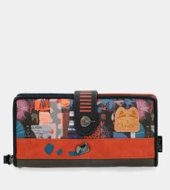 Anekke Contemporary Large Rfid Wallet Contemporary Clearance
