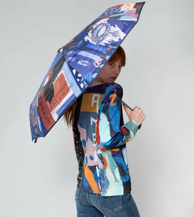 Anekke Contemporary Manual Folding Umbrella Hot