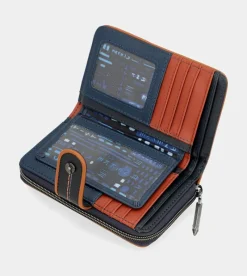 Anekke Contemporary Medium Embossed Rfid Wallet Flash Sale