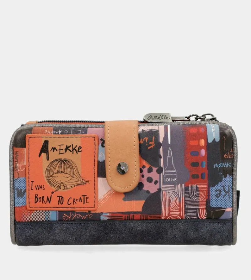 Anekke Contemporary Medium Flexible Rfid Wallet Hot