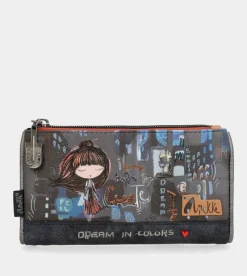 Anekke Contemporary Medium Flexible Rfid Wallet Hot