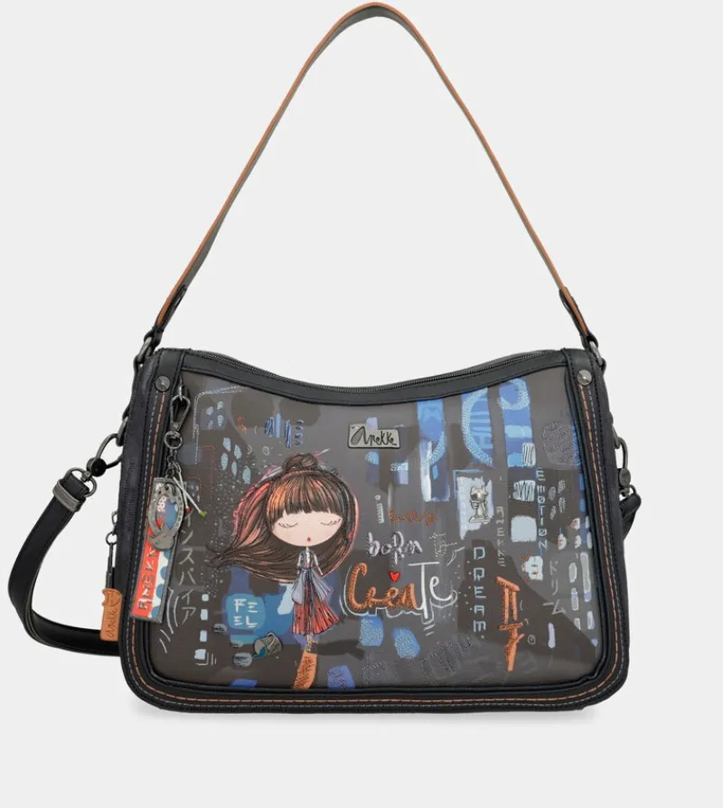Anekke Contemporary Shoulder Bag With Shoulder Strap Flash Sale