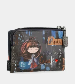 Anekke Contemporary Small Flexible Rfid Wallet Store
