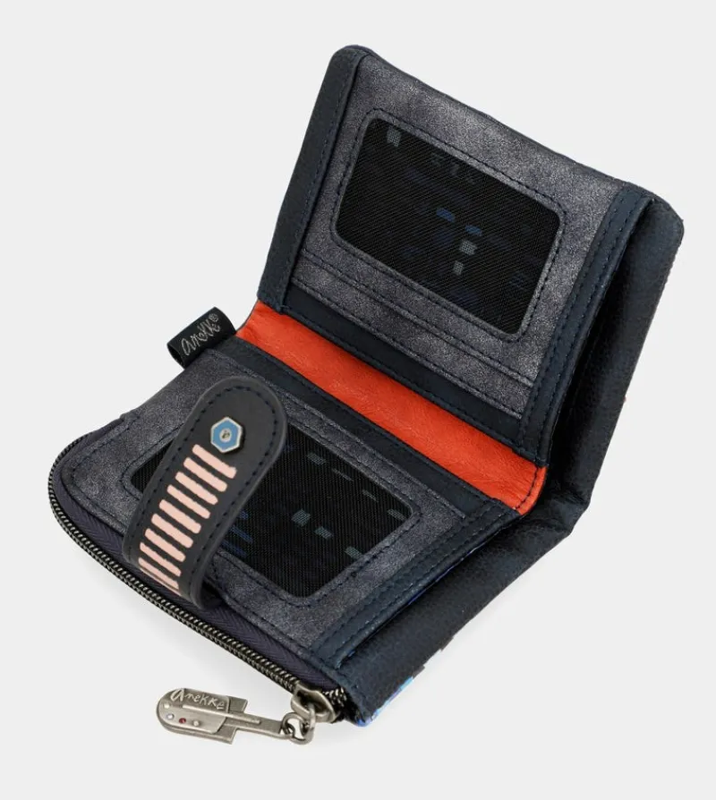 Anekke Contemporary Small Flexible Rfid Wallet Store