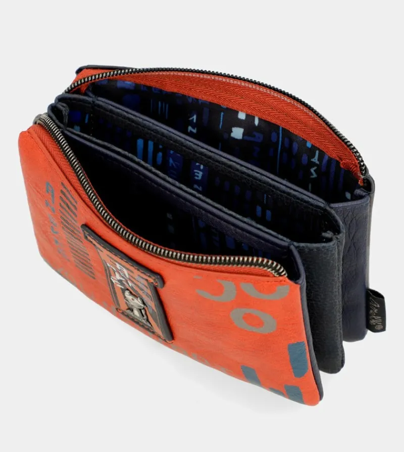 Anekke Contemporary Triple Compartment Wallet Outlet