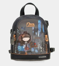 Anekke Contemporary Two Compartment Mini Backpack Contemporary Discount