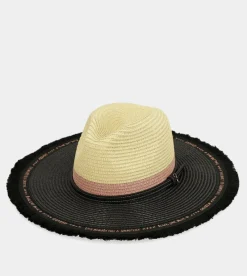 Anekke Contrast Raffia Hat Sale